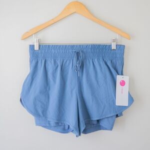 NWT Running / Workout Sky Blue Stretch Running Shorts